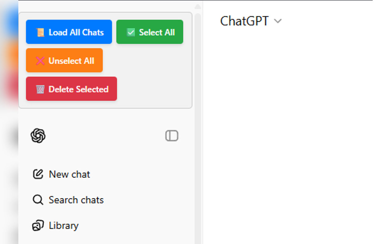 ChatGPT Bulk Chat Remover插图 ChatGPT Bulk Chat Remover插图